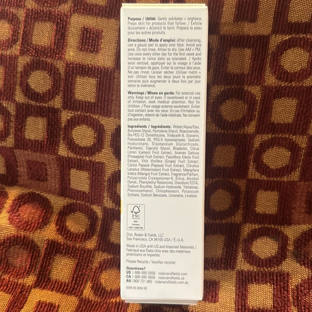Rodan + Fields Reverse step 2 Intensive Brightening Toner